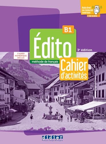 Amazon.com: Édito B1, 3e édition. Méthode de français. Livre de l